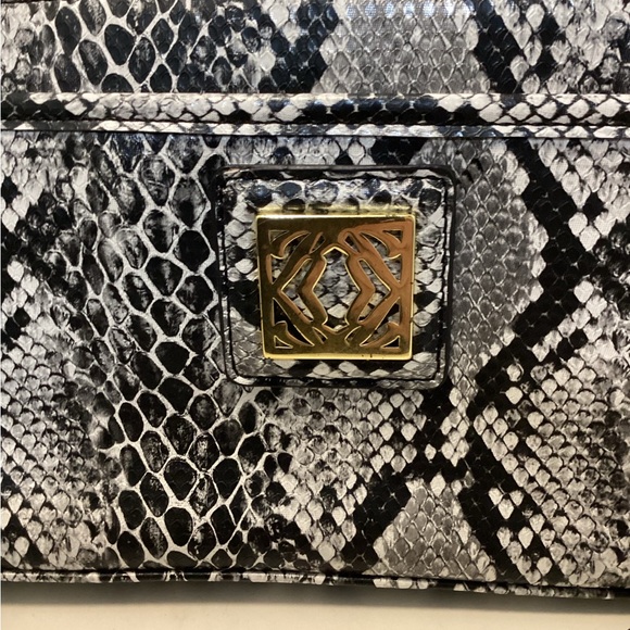Kate Landry Snake Skin Look Purse shoulder bag - Picture 2 of 6